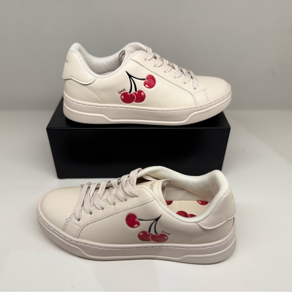 Cherry White Sneakers